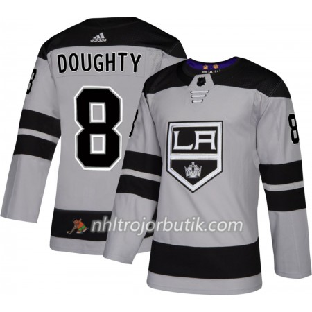 Män Ishockey Los Angeles Kings tröja Drew Doughty 8 Alternate Adidas 2018-19 Authentic